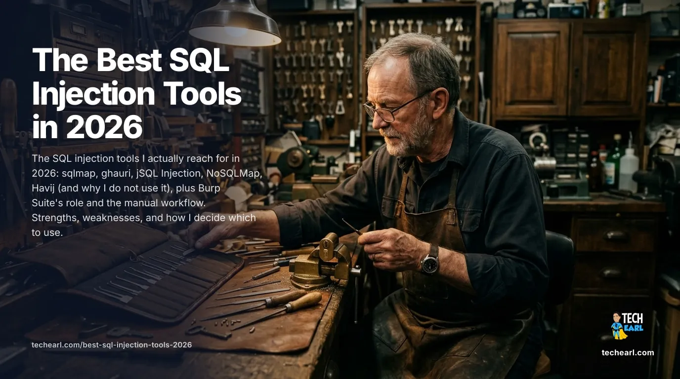 Best SQL Injection Tools 2026: sqlmap, ghauri & More The SQL injection tools worth using in 2026: sqlmap, ghauri, jSQL Injection, NoSQLMap, Burp Suite. Compared with honest trade-offs.