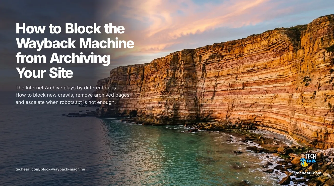 How to Block the Wayback Machine from Archiving Your Site How to block the Wayback Machine: the ia_archiver and archive.org_bot user agents, the robots.txt approach and its limits since 2017, the email removal process, and DMCA escalation for stubborn cases.