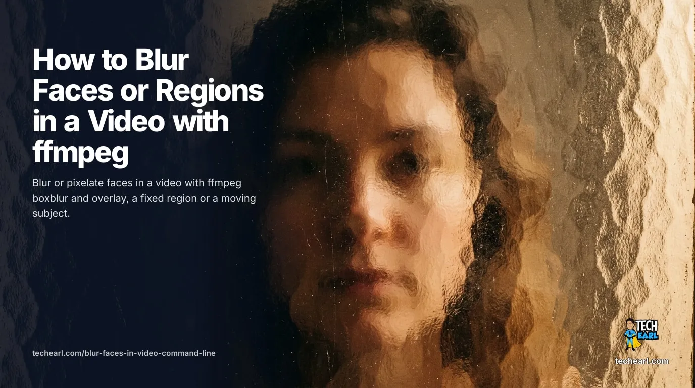 How to Blur Faces or Regions in a Video with ffmpeg Blur a fixed region in a video with ffmpeg crop, boxblur, and overlay, blur moving faces automatically with deface, and pixelate as an alternative.
