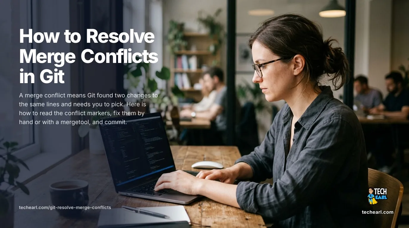 How to Resolve Merge Conflicts in Git How to resolve merge conflicts in Git by editing conflict markers and committing the result