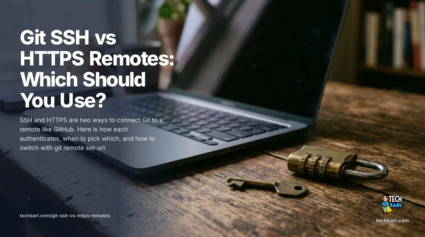 Comparison of Git SSH and HTTPS remote URLs and how each authenticates to GitHub