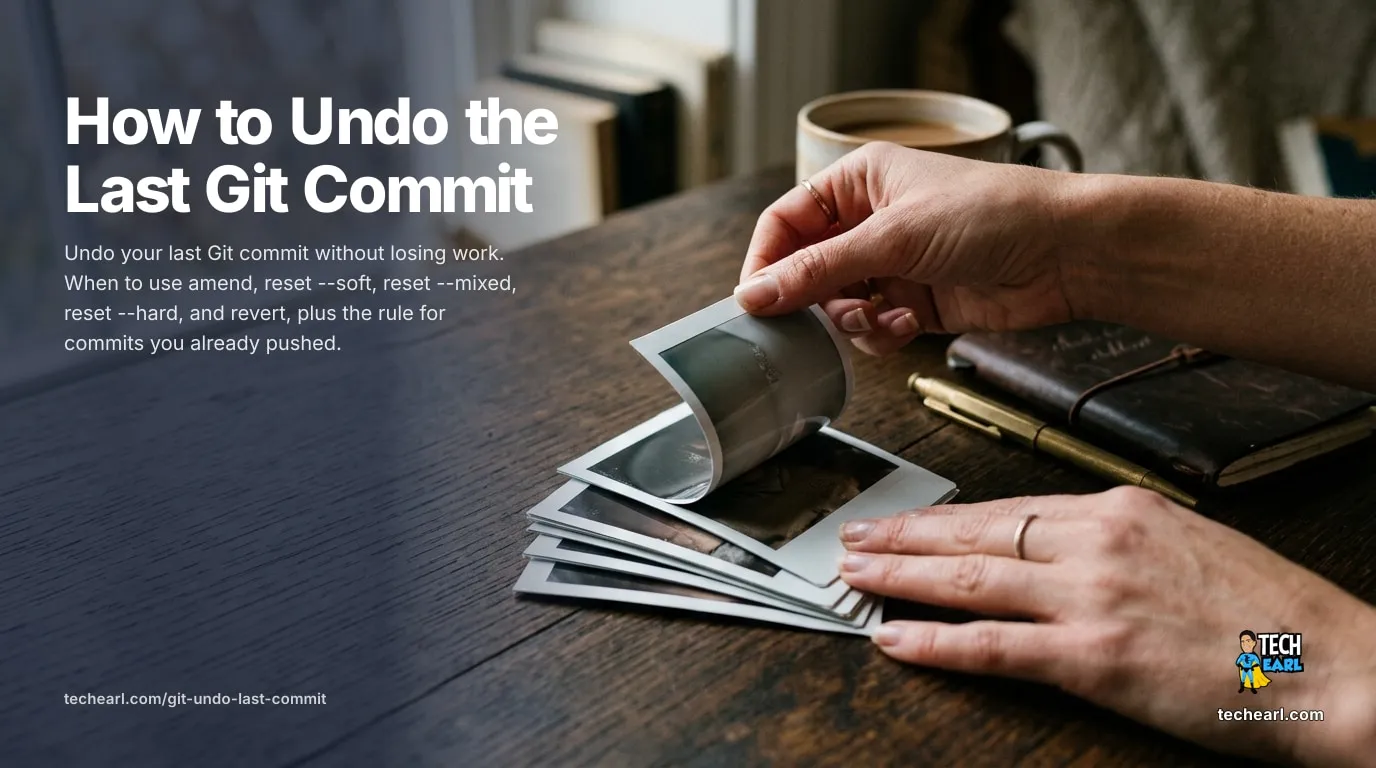 How to Undo the Last Git Commit How to undo the last Git commit using amend, reset, and revert