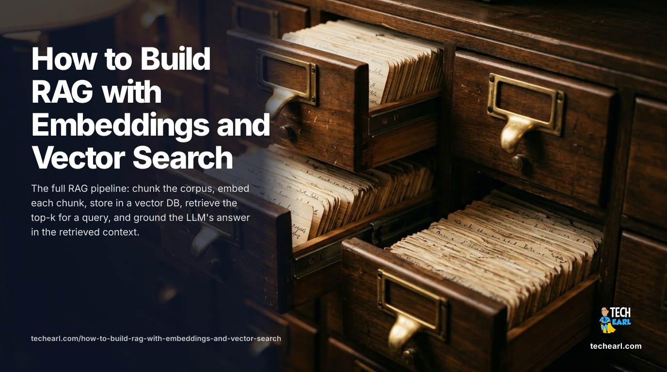 How to Build RAG with Embeddings and Vector Search (2026)