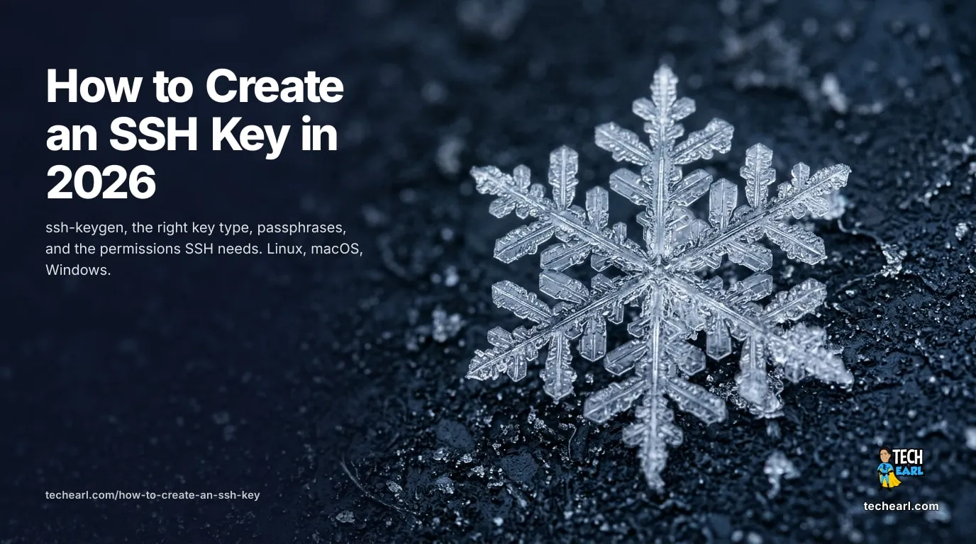 Generate an SSH key with ssh-keygen: pick Ed25519 over RSA, decide on a passphrase, and set the ~/.ssh permissions SSH needs. Linux, macOS and Windows.