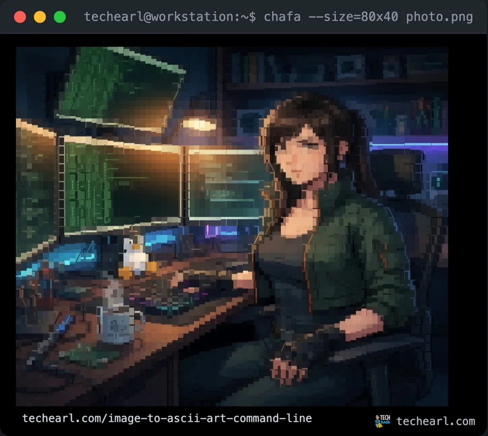 chafa truecolor output forced down to 80 columns, blocky and coarse