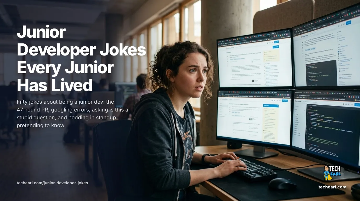 Junior developer humor: imposter syndrome, the first PR, and learning the codebase