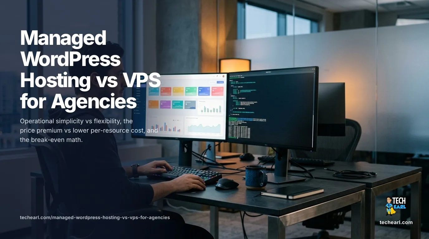 Managed WordPress Hosting vs VPS for Agencies (Honest 2026 Take) Managed WordPress vs VPS for agencies. Simplicity vs flexibility, price premium vs lower per-resource cost. The break-even math with real numbers.