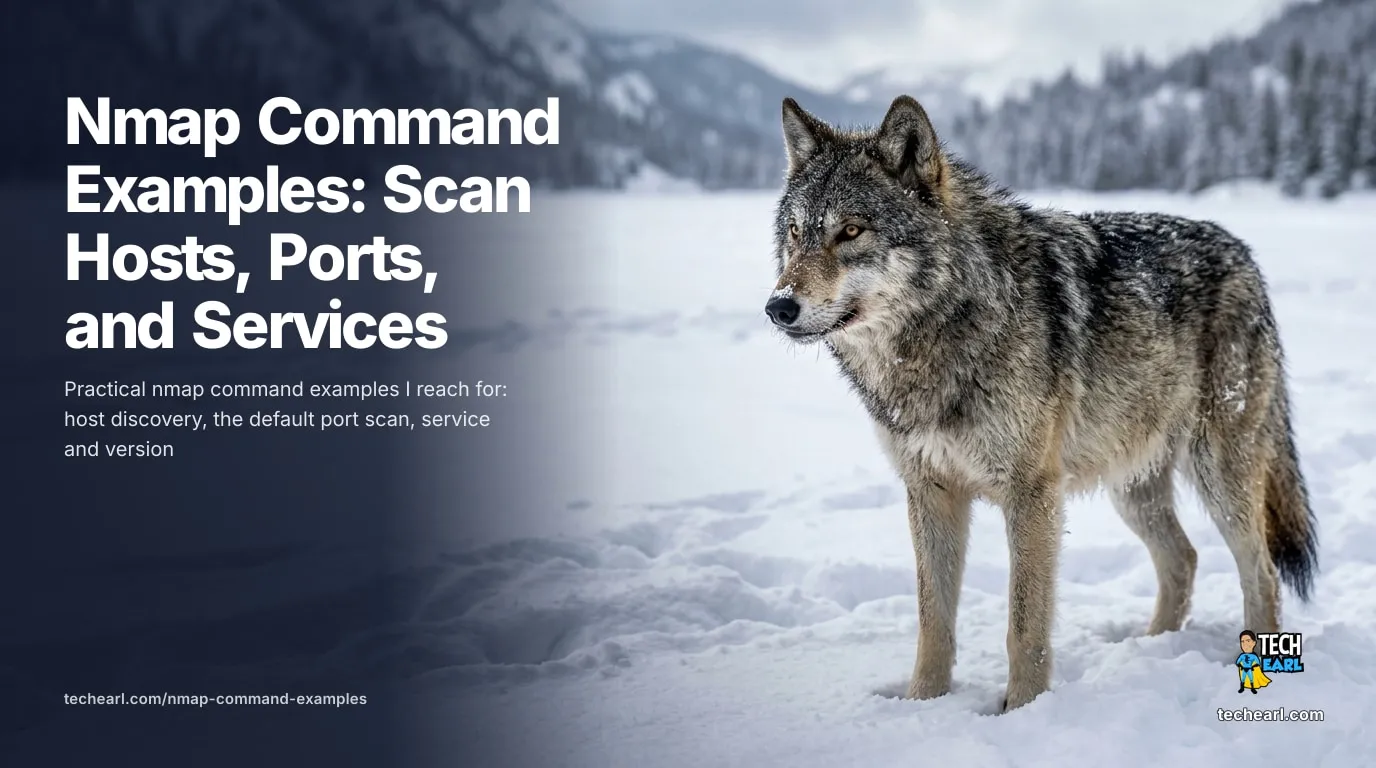 Nmap Command Examples: Scan Hosts, Ports, and Services Nmap command examples for scanning hosts, ports, and services: host discovery with -sn, default SYN scan, service and version detection with -sV, OS fingerprinting with -O, and the Nmap Scripting Engine.