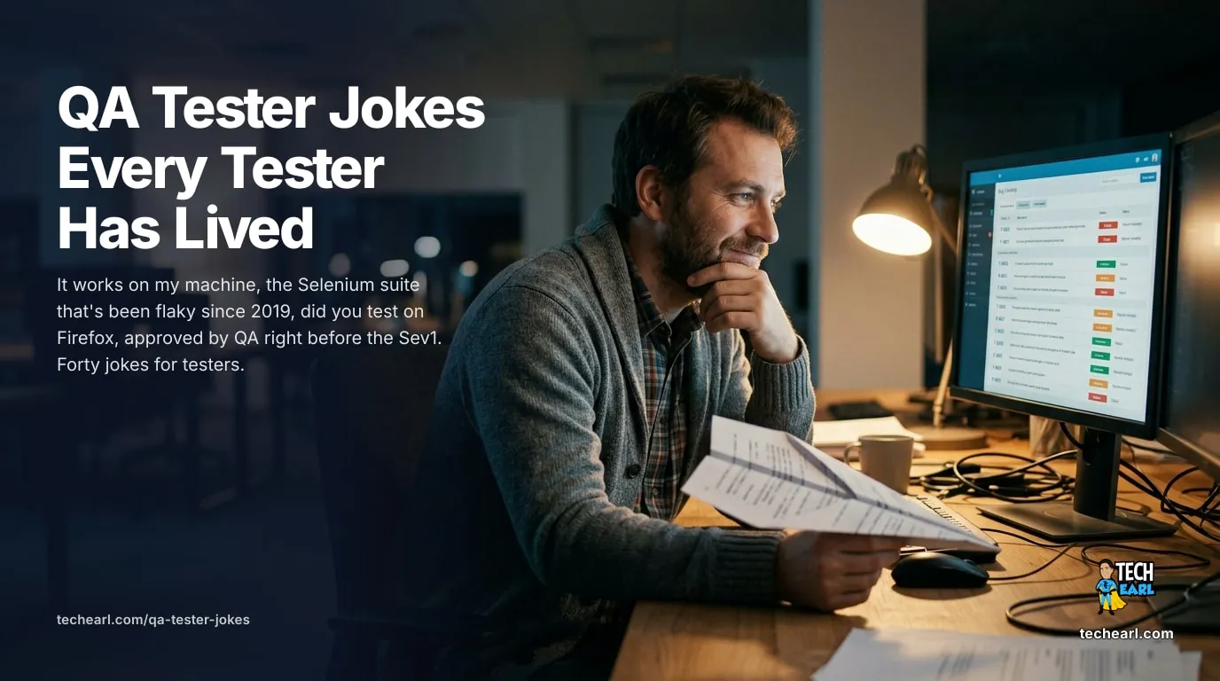 QA tester humor and software testing jokes for quality engineers