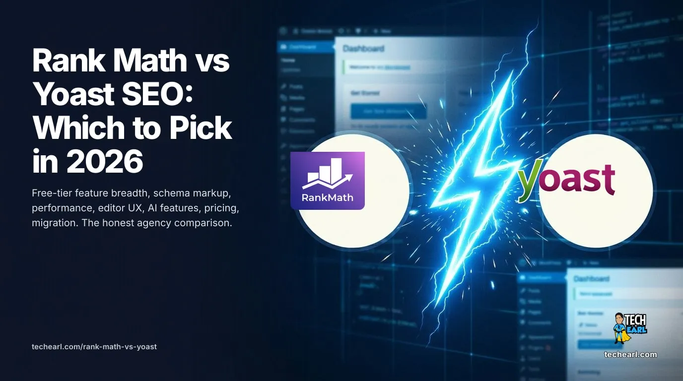 Rank Math vs Yoast SEO in 2026: Honest Agency Comparison Rank Math vs Yoast SEO compared by feature, performance, schema, pricing, and migration cost. The honest agency take on which to pick for a WordPress site in 2026.