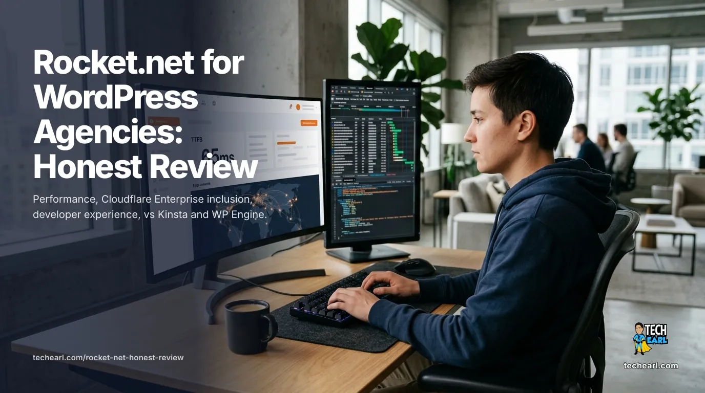Rocket.net for WordPress Agencies: Honest 2026 Review Rocket.net managed WordPress reviewed for agencies. Performance, Cloudflare Enterprise inclusion, developer experience, vs Kinsta and WP Engine.