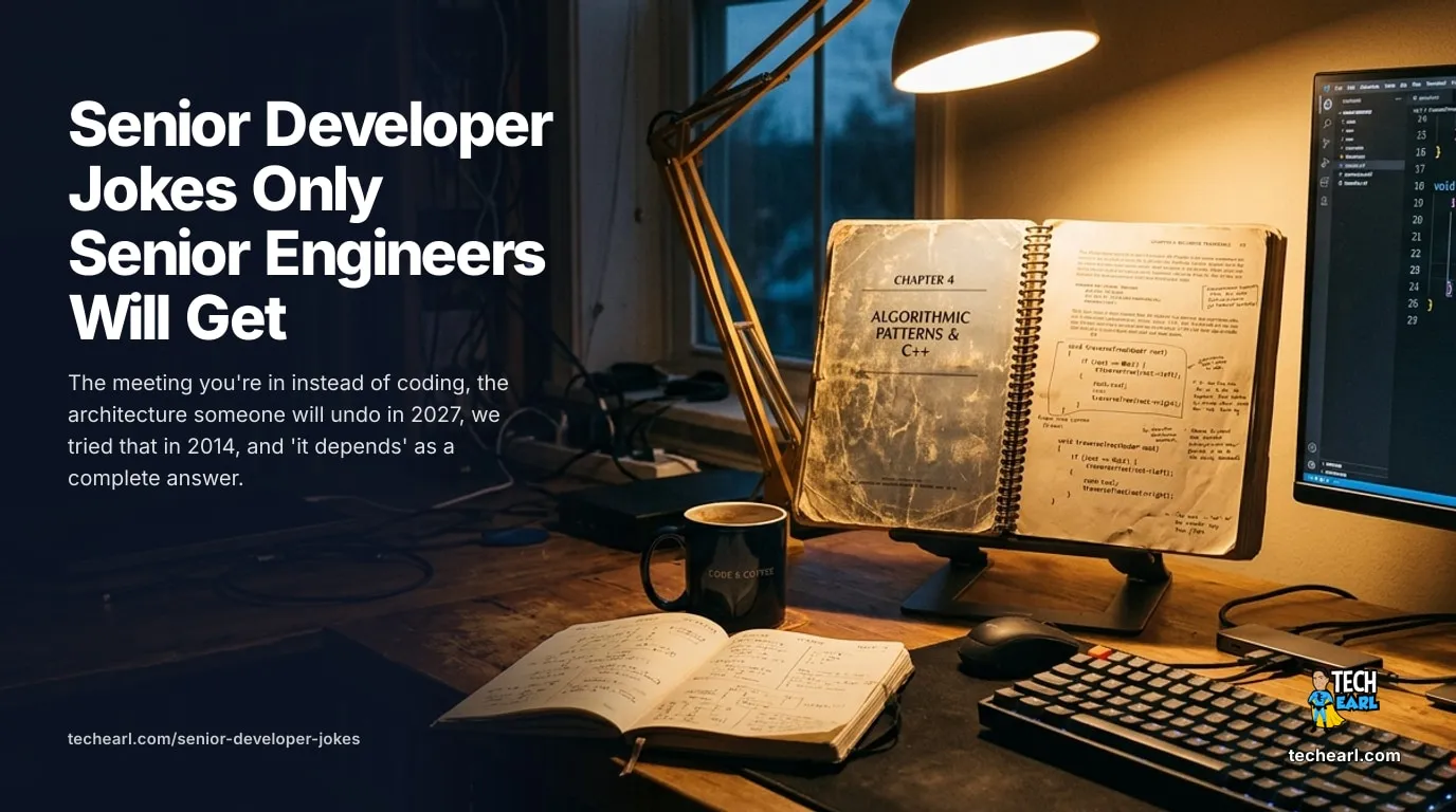 Senior developer humor about meetings, legacy code, and the wisdom of doing nothing