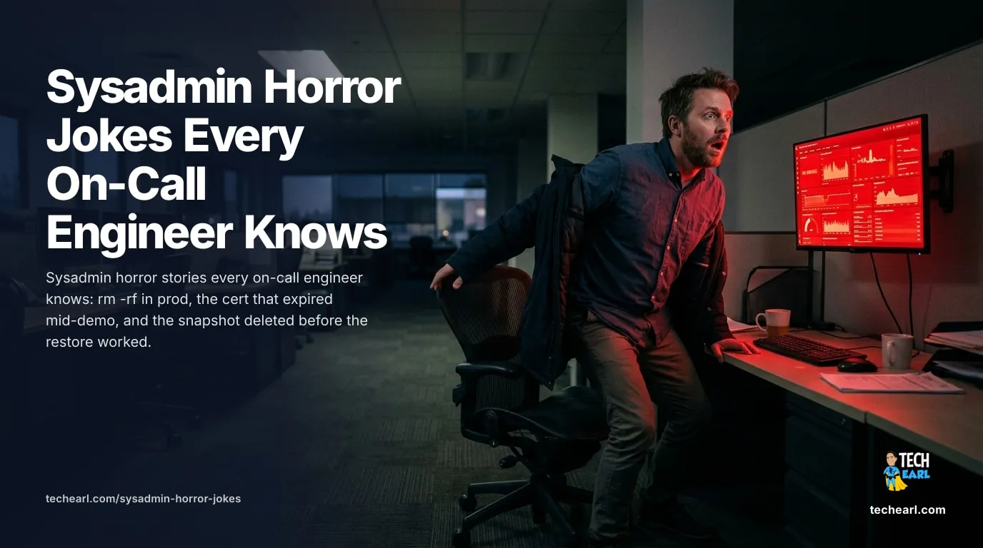 Sysadmin horror stories for on-call engineers and SREs: rm -rf in prod, dropped users table, expired TLS cert mid-demo, the 4,000-instance autoscaler bill.