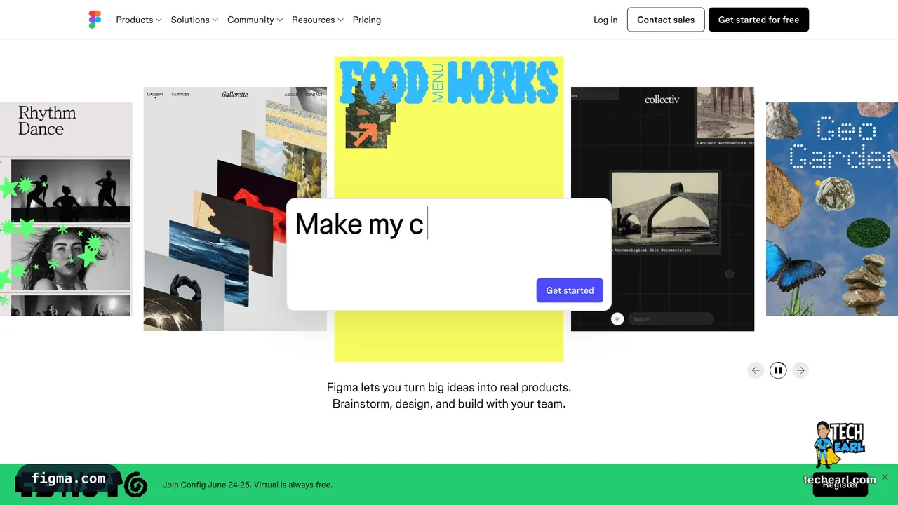 figma.com — the home page for Figma, the design tool exposed by the official Figma MCP plugin