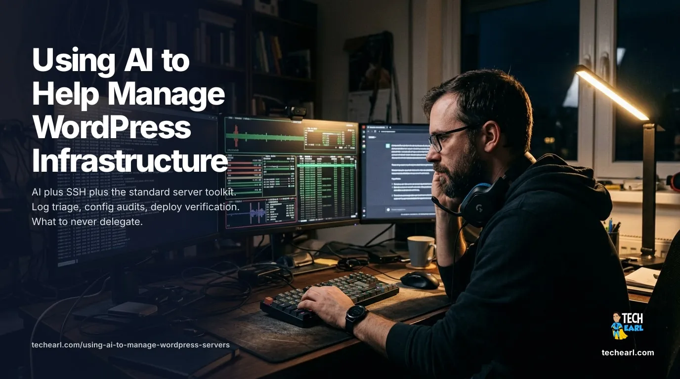 Using AI to Help Manage WordPress Infrastructure (2026) AI + SSH + systemd + nginx + fail2ban + certbot workflows for WordPress sysadmin. Log triage, config audits, deploy verification, what to never delegate.