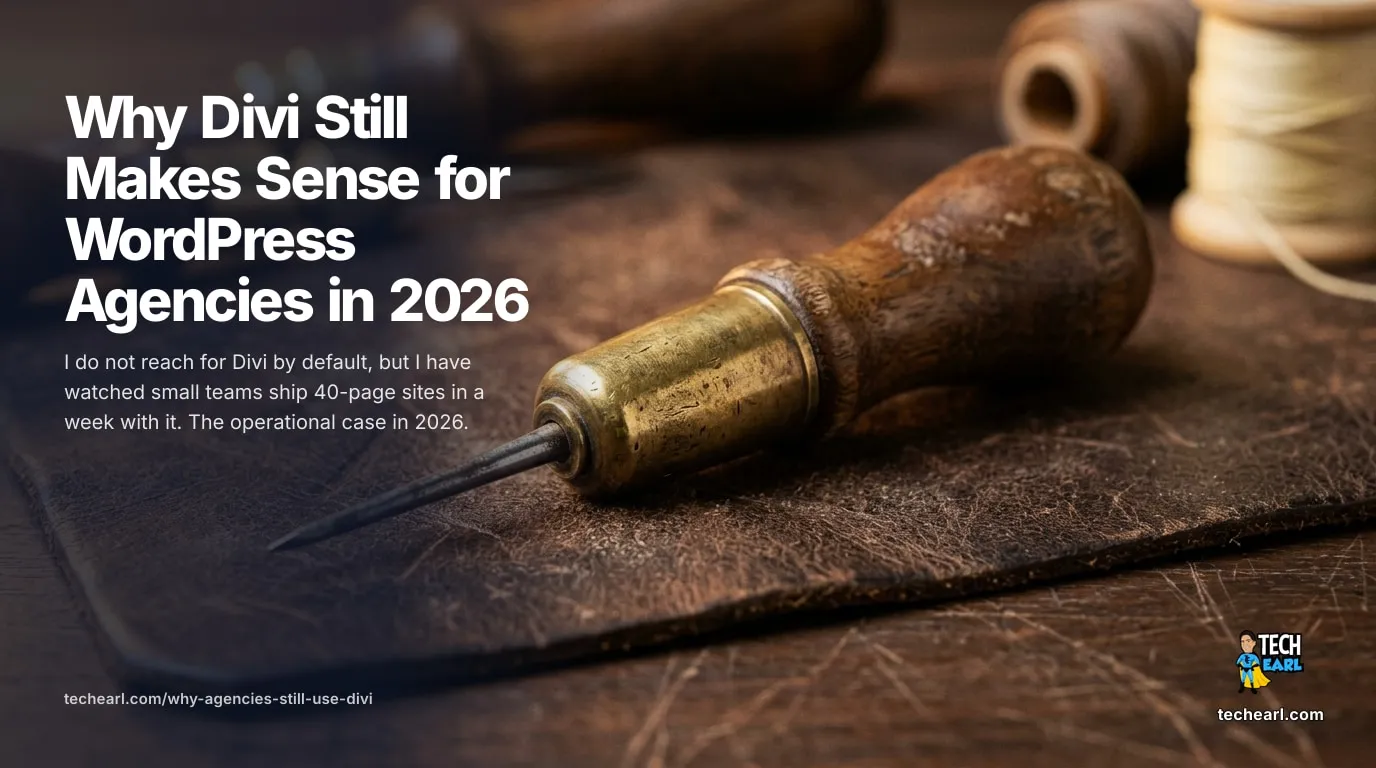 Why Divi Still Makes Sense for WordPress Agencies in 2026 An honest operational take on Divi for WordPress agencies. Delivery speed, ecosystem, hiring availability, client handoff. From a custom-dev-first engineer.