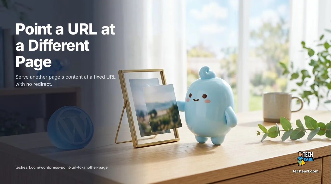 Point a WordPress URL at a different page or post with no 301 redirect: an add_rewrite_rule (or request filter) snippet that maps a fixed path like /offer/ to another post internally, so the URL stays put while the content changes.